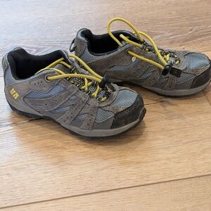 Columbia Kids' Gray and Yellow Hiking Boots